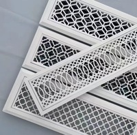 Grilles décoratives murales et de plafond pour systèmes CVC, personnalisables et variées, pour entrepôts et applications artistiques
