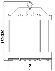 Nouveauté : Éclairage LED de pêche sous-marin en acier inoxydable 316SS, à montage mural extérieur, pour surface, navire, transom, étang - Product Image 6