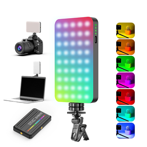 ไฟเซ<span class=keywords><strong>ล</strong></span>ฟี่พกพา CYKE สำหรับ iPhone RGB ไฟเติมแบบวงแหวนสำหรับก<span class=keywords><strong>ล</strong></span>้องถ่ายรูป แต่งหน้า ถ่ายภาพ รุ่น D10S ชาร์จซ้ำได้ - Product Image 1
