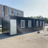 Maison préfabriquée minimaliste Xinheng de 20 pieds en conteneur plat avec panneaux sandwich en acier, design respirant, installation facile