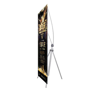 Customized <strong>Adjustable</strong> One Side Aluminum Alloy <strong>Display</strong> Stand for Business Portable Advertising <strong>Display</strong> Racks X Banner Stand - Product Image 4
