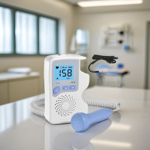 Monitor de ritmo cardíaco portátil para bebé, a <span class=keywords><strong>Color</strong></span> LCD, fabricante chino, <span class=keywords><strong>Doppler</strong></span> <span class=keywords><strong>Fetal</strong></span> portátil, para mujeres embarazadas, 2 uds. - Product Image 3