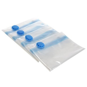 Sacs de compression sous vide de voyage en gros, pliables, anti-poussière, transparents, avec pompe manuelle - Product Image 6