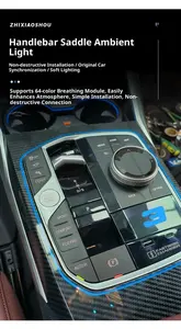 Console centrale avec éclairage d'ambiance, station d'extension lumineuse pour <span class=keywords><strong>BMW</strong></span> Série 3 G20, Série 4 G22 G26 G28, accessoires G20 - Product Image 4