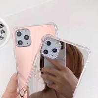Funda para Teléfono con Espejo de Maquillaje para iPhone 18 Pro 17 16 15, Funda Brillante con Espejo para iPhone 18 Pro Max