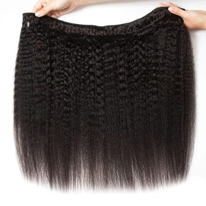 <span class=keywords><strong>INSI</strong></span> Usine Grossiste Cheveux Vierge Bruts Non Traités Kinky Straight Yaki Kinky Straight Cheveux Cambodgiens Lots Naturels Cheveux Humains - Product Image 6