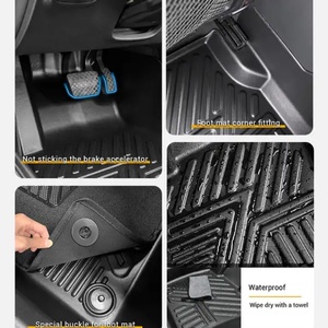 Tapis de sol de voiture 4D imperméables à bordure haute pour Toyota Yaris - Vente chaude de pièces automobiles - Product Image 6