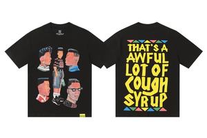 T-shirt ALOCS a maniche corte COUGH SYRUP Classic Cough Syrup, produttori di <span class=keywords><strong>abbigliamento</strong></span>, 100% cotone, vestiti personalizzati <span class=keywords><strong>hip</strong></span> <span class=keywords><strong>hop</strong></span> - Product Image 5