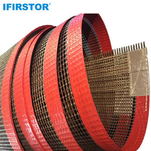 Kolay temiz yapışmaz küçültme sarma makinesi ısı tüneli gıda sınıfı PTFE fiberglas açık örgülü konveyör bant - Product Image 6