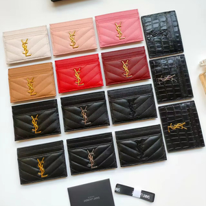 Cartera de Lujo de Diseñador Famoso YSL para Mujer y Hombre, Billetera y Tarjetero - Product Image 1