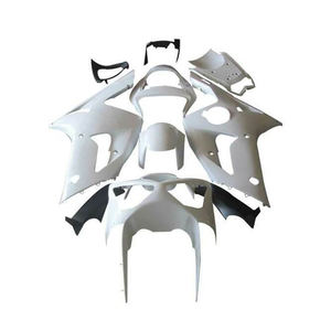 Personnalisation sur mesure - Kit de carénage brut non peint en ABS injecté pour KAWASAKI <span class=keywords><strong>ZX6R</strong></span> <span class=keywords><strong>636</strong></span> 2003 <span class=keywords><strong>2004</strong></span> Châssis en ABS - Product Image 1