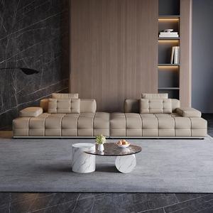 Vente directe d'usine canapé en cuir de style simple canapé de salon bureau zone de réception canapé confortable <span class=keywords><strong>Soca</strong></span> pour chambre - Product Image 3