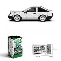 PB PB8898 2026 Nuevo Coche de Carreras MOC Sprinter Drift, Superauto, Bloques de Construcción, Juguete Electrónico DIY, Sets de Bloques de Construcción para Adultos, Regalos
