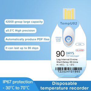 Thermomètre numérique XINKE TempU09, enregistreur de température USB, résolution 0,1°C, sonde de 300 mm, indice de protection IP67, contrôle intelligent par application, batterie - Product Image 5