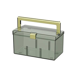 Caja de Almacenamiento Plegable de Gran Capacidad YHYP <span class=keywords><strong>para</strong></span> Artículos <span class=keywords><strong>Pequeños</strong></span>, Mascarillas, Viajes, Primeros Auxilios, con Tapa Transparente de Material PP, Apta <span class=keywords><strong>para</strong></span> Lavavajillas - Product Image 5