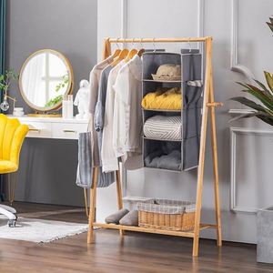 Wholesale Hanging Closet Organizer, 4-Shelf <b>Wardrobe</b> Hanging Organizer for Room <b>Wardrobe</b> - Product Image 5