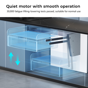Système de rangement motorisé TSD pour cuisine : panier de rangement escamotable sous armoire, vente en gros usine - Product Image 1
