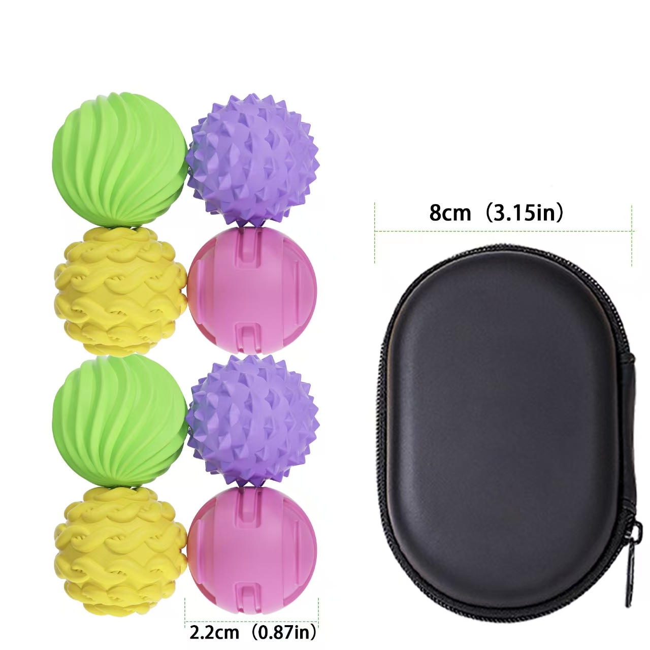Assortiment de couleurs, paquet de 8 (avec boîte)