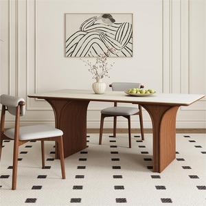 Sang trọng tự nhiên thiêu kết đá slab bảng đá cẩm thạch tự nhiên ánh sáng sang trọng bàn ăn sang trọng ý ánh sáng sang trọng Kích thước hình chữ nhật bảng - Product Image 4