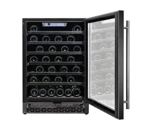 Compressor Wine Cooler Refrigerator Large Freestanding Wine Cellar Fridge For Red White Champagne Or Sparkling