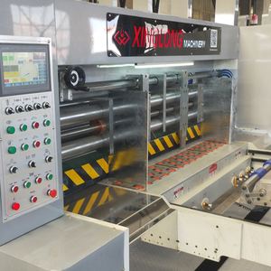 Top Kwaliteit Automatische 3 Kleur Golfkarton Doos Flexodruk Steken Sterven Snijmachine - Product Image 5