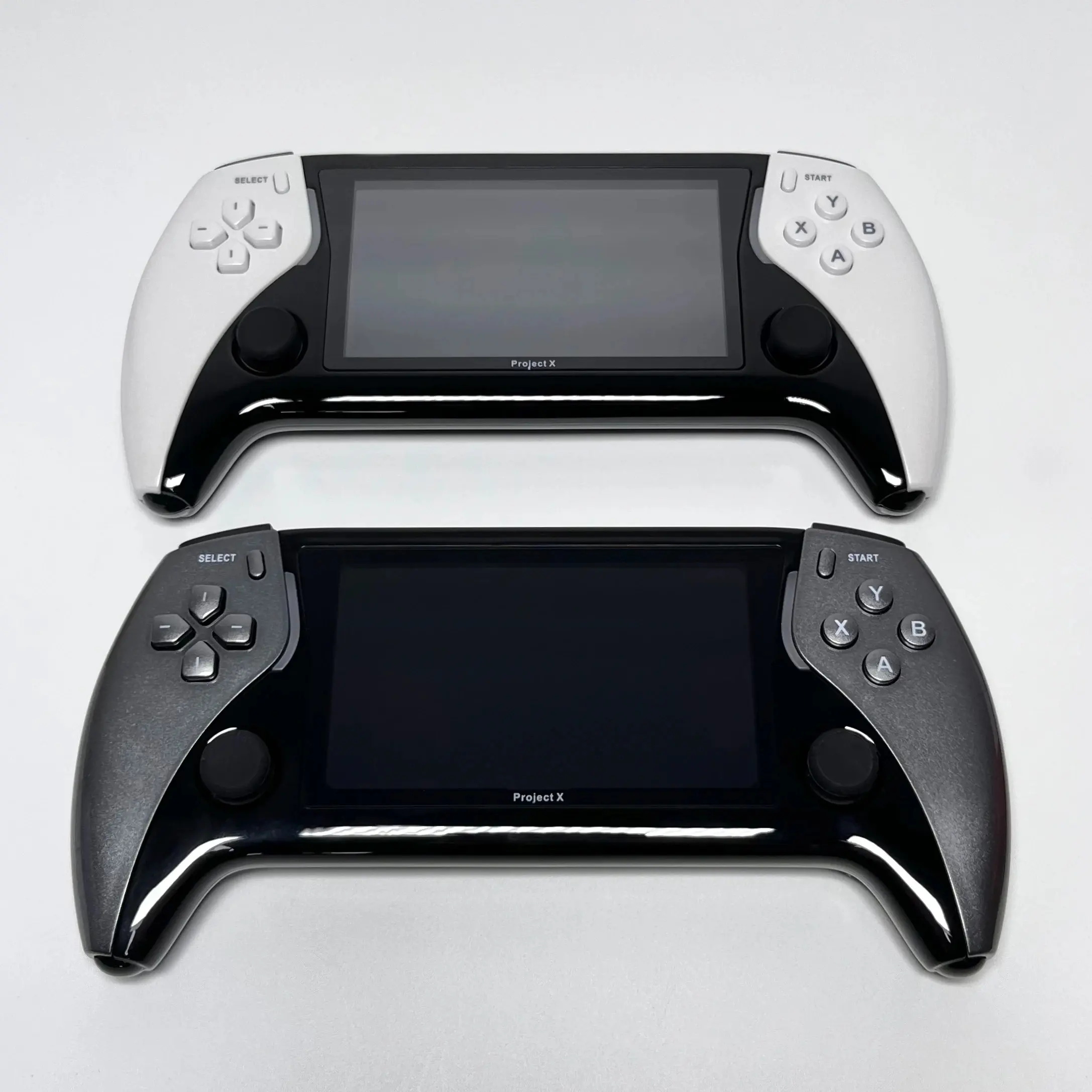 Progetto X gioco portatile a due giocatori Dual-Handle Hd lettore di videogiochi per bambini