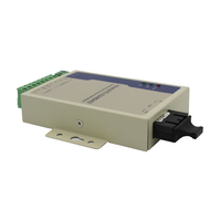 Convertidor de Fibra Óptica RS232/RS485/RS422 GM168MM-C2, Módem de Fibra Óptica Serial Multimodo, Alcance de 2 km, Compatibilidad con Redes IP para FTTX/FTTH
