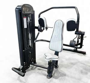 Máquina de <span class=keywords><strong>Gimnasio</strong></span> Comercial con Pila de Pesas Seleccionables para Entrenamiento de Espalda y Pecho, Selección de Carga con Pasador, Pullover Sentado - Product Image 3