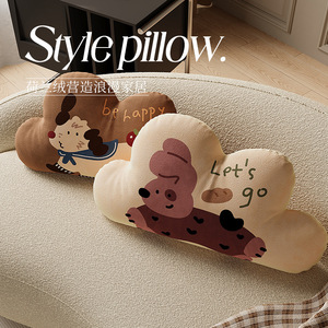 Cojín decorativo minimalista con estampado de animales lindos, cojín decorativo con núcleo para sala de estar, sofá, dormitorio - Product Image 2