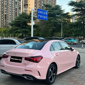 WRAPMASTER 1.52*17m brillant cristal bébé rose PET PVC vinyle voiture Wrap Film rouleau anti-rayures Auto décoration changement <span class=keywords><strong>de</strong></span> couleur - Product Image 3