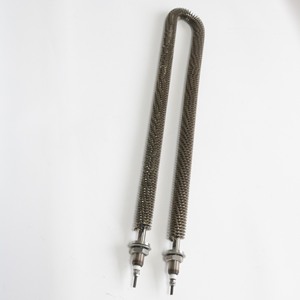 Calentador tubular eléctrico tipo U de 750W Elemento calefactor con aletas de acero inoxidable para <span class=keywords><strong>calefacción</strong></span> de aire - Product Image 5
