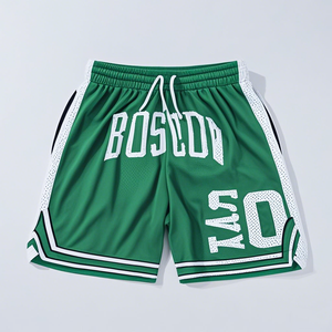 2025 Nhà Máy Tùy Chỉnh Thời Trang Lưới Quần Short Nam Biểu Tượng Tùy Chỉnh Mùa Hè Hàng Hóa Cộng Với Kích Thước Người Đàn Ông Của Quần Short Thăng Hoa Tập Thể Dục Thể Thao Quần Short - Product Image 5