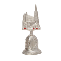 Cloche souvenir en métal 3D de Barcelone, Autriche (Vienne), Italie (Milano) – Prix direct usine ODM