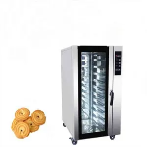 Oven panggang roti stainless steel, panggangan profesional bahan baja tahan karat kualitas tinggi dengan Oven panggang konveksi Gas Populer