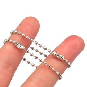 Venta directa de fábrica Venta caliente de alta calidad Cadena de cuentas de metal cadena de bolas collar de joyería DIY - Product Image 5