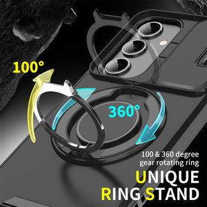 Custodia Antiurto GSCASE con Supporto e Protezione Fotocamera Scorrevole Rinforzata per <span class=keywords><strong>Samsung</strong></span> A56 A17 <span class=keywords><strong>A23</strong></span> A16 A15 A05 A07 A55 5G - Product Image 6