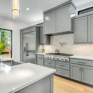 Cuisine modulaire en bois moderne avec design automatique pour villa, centre commercial, appartement - Product Image 3