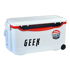 Geïsoleerde Commerciële Visbox Tackle Box Multi-Size Plastic Reserveonderdelen Vis Krat Box Oem