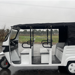 Nuovo Arrivo Triciclo Passeggeri a 6 Posti Taxi Tuk Tuk Bajaj Triciclo per Adulti a 3 Ruote Elettrico <span class=keywords><strong>Rickshaw</strong></span> - Product Image 2