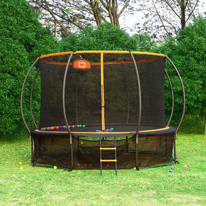 <span class=keywords><strong>Trampoline</strong></span> de saut pour filles Funjump certifié GS, à usage intérieur et extérieur, sûr, avec <span class=keywords><strong>filet</strong></span> de protection et design familial. - Product Image 6