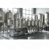 Équipement complet de brasserie artisanale GHO 100L/200L et système de brassage de haute qualité avec garantie de 3 ans, facile à utiliser