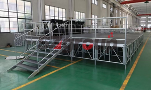 שלב נייד סגסוגת אלומיניום מתקפל עם מערכת סאונד מגדל מערך קול למסיבות חתונות - Product Image 5