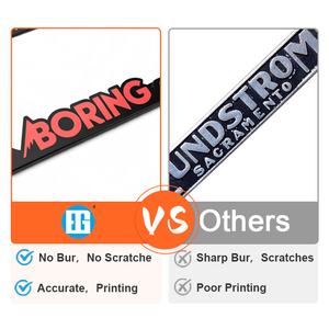 OEM Custom <b>Plastic</b> USA Sizes Printed Logo Sports Styles License Plate <b>Frame</b> For Car Outside Decorative - Product Image 2