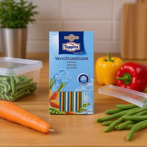Clips de scellage Toppits, paquet de 100, résistants au congélateur, pour le stockage des aliments - Product Image 3