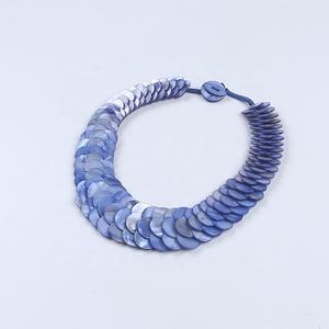 טבעי טהור צבע מעטפת פרל שרשרת מעטפת חרוזים אמא של פגז שרשרת - Product Image 1