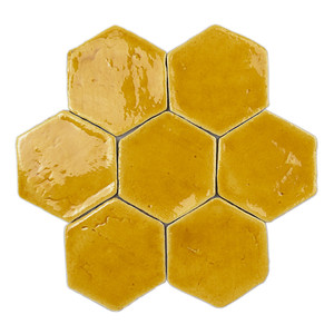 Piastrella Vitri Honey Etna 11 X 12.5 Cm Spessore 13 Mm Smaltata con Bordi Irregolari - Product Image 2