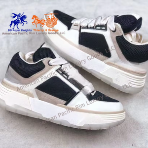 Zapatillas Deportivas para Hombre, Transpirables, Blancas, para Caminar y Correr, con Cierre de Cordones, Punta Cerrada, Parte Superior de Malla, Forro en la Suela, Amiris - Product Image 1