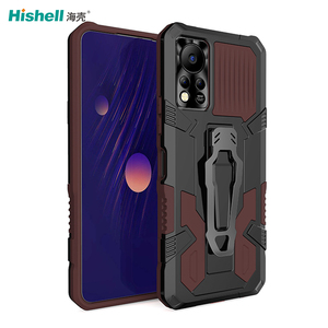 Funda Protectora Antigolpes para Teléfono Infinix Hot11s NFC, con Clip Trasero y Soporte, Diseño <span class=keywords><strong>MechWarrior</strong></span>, TPU y PC - Product Image 1