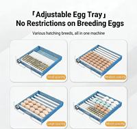 Couveuse Intelligente Entièrement Automatique Compacte pour Usage Domestique – Idéale pour Poulets, Cailles, Canards et Oies