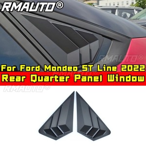 For Mondeo ST Line Car Side Rear <b>Window</b> Louver Shutter <b>Cover</b> For Ford Mondeo ST Line 2022 Rear Quarter Panel <b>Window</b> Body Kit - Product Image 2